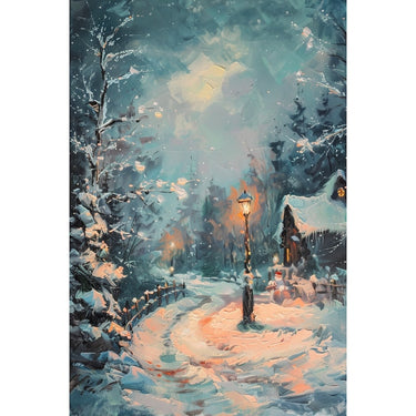 White Scenery Canvas